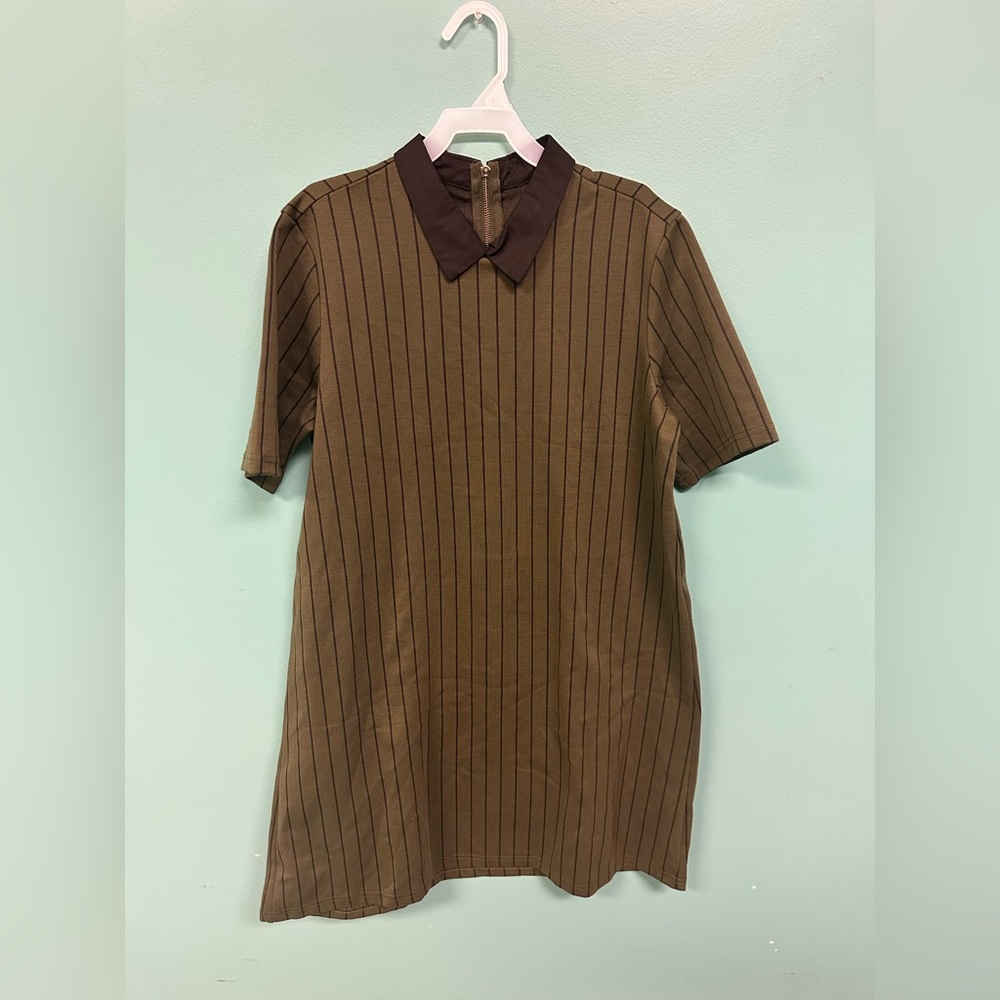 Dress with back zipper warm wear for winter product from oversea